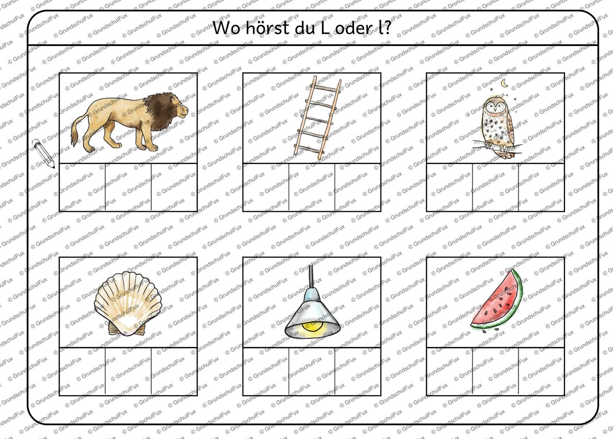 Lautposition Miniheft Kl. 0-1 | Vorschauseite 9 von 13 | Miniheft | Deutsch Klasse Vorschule/Klasse 1 | Anfangsunterricht