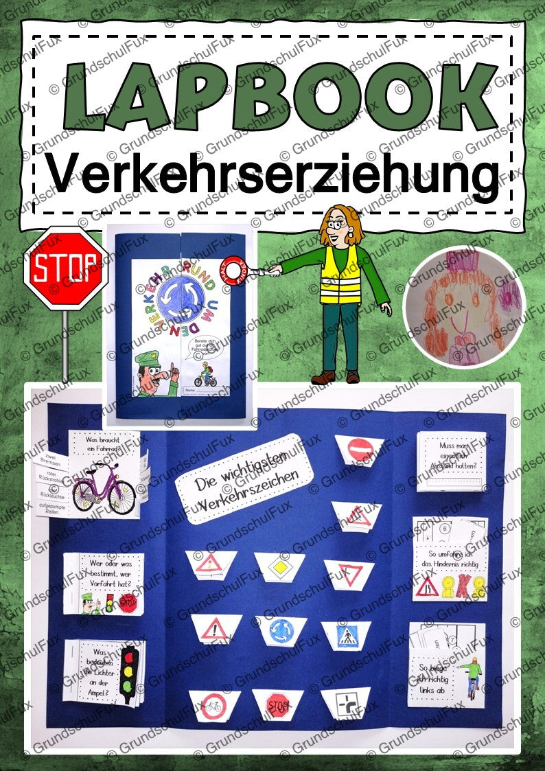 Fahrradprüfung Arbeitsblatt Kl. 3-4 | Vorschauseite 4 von 8 | Arbeitsblatt, Bildkarten / Flash-Cards