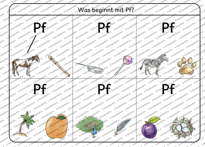 Anlaute Miniheft Kl. 1 | Vorschauseite 5 von 5 | Miniheft | Deutsch Klasse Klasse 1/Vorschule | Anfangsunterricht