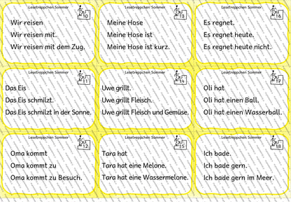 Lesetreppchen Lesematerial Kl. 1-2 | Vorschauseite 7 von 12 | Lesematerial, Übungskarten | Deutsch Klasse Klasse 1/Klasse 2