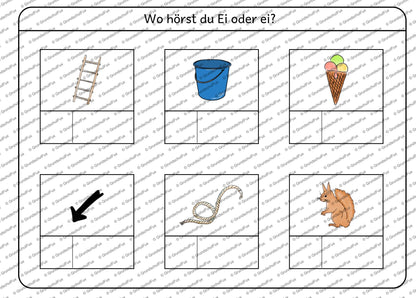 Lautposition Miniheft Kl. 0-1 | Vorschauseite 13 von 13 | Miniheft | Deutsch Klasse Vorschule/Klasse 1 | Anfangsunterricht