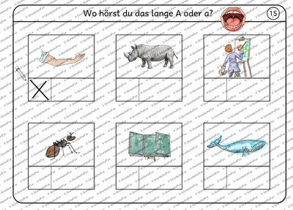 Phonologische Bewusstheit Miniheft Kl. V-1 | Vorschauseite 7 von 8 | Miniheft | Deutsch Klasse Vorschule/Klasse 1
