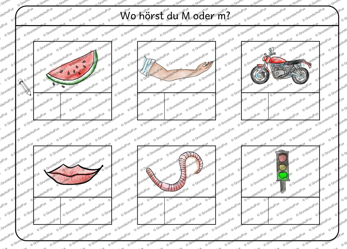 Lautposition Miniheft Kl. 0-1 | Vorschauseite 6 von 13 | Miniheft | Deutsch Klasse Vorschule/Klasse 1 | Anfangsunterricht