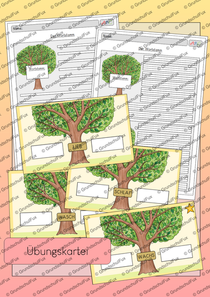 Wortstamm Einführung Kl. 2-3 | Vorschauseite 3 von 3 | Arbeitsblatt, Tafelmaterial | Deutsch Klasse Klasse 2/Klasse 3