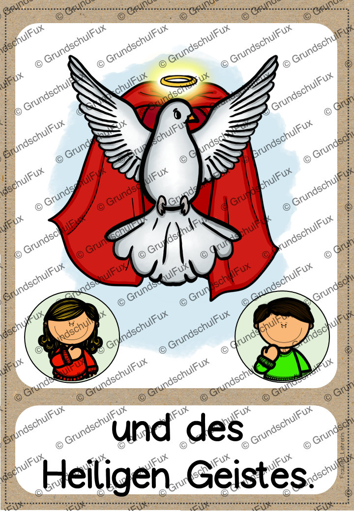 Kreuzzeichen Arbeitsblatt Kl. 2-4 | Vorschauseite 3 von 9 | Arbeitsblatt, Tafelmaterial
