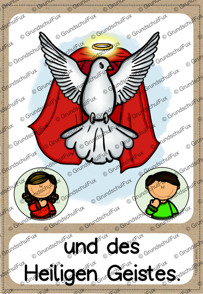 Kreuzzeichen Arbeitsblatt Kl. 2-4 | Vorschauseite 3 von 9 | Arbeitsblatt, Tafelmaterial