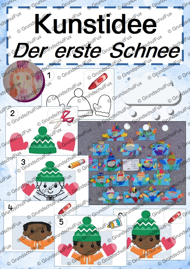 Kunst Stoffverteilungsplan Kl. 2 | Vorschauseite 7 von 16 | Ausmalbild, Bastelvorlage | Kunst & Basteln Klasse 2