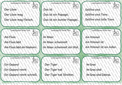 Lesetreppchen Lesematerial Kl. 1-2 | Vorschauseite 11 von 12 | Lesematerial, Übungskarten | Deutsch Klasse Klasse 1/Klasse 2