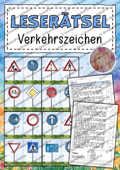 Fahrradprüfung Arbeitsblatt Kl. 3-4 | Vorschauseite 2 von 8 | Arbeitsblatt, Bildkarten / Flash-Cards