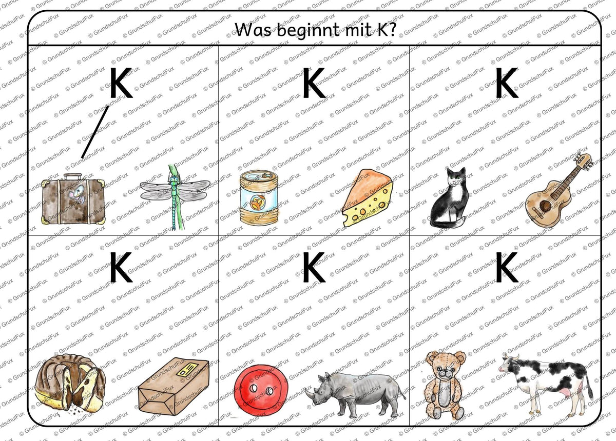 Anlaute Miniheft Kl. 1 | Vorschauseite 2 von 5 | Miniheft | Deutsch Klasse Klasse 1/Vorschule | Anfangsunterricht