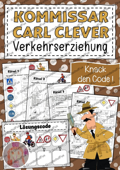Fahrradprüfung Arbeitsblatt Kl. 3-4 | Vorschauseite 5 von 8 | Arbeitsblatt, Bildkarten / Flash-Cards
