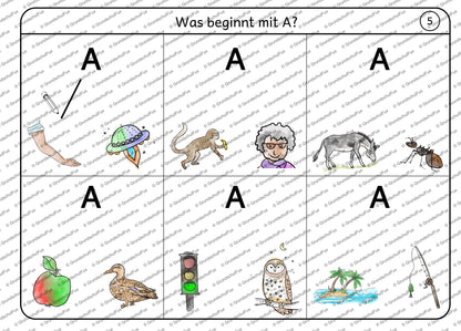 Phonologische Bewusstheit Miniheft Kl. V-1 | Vorschauseite 4 von 8 | Miniheft | Deutsch Klasse Vorschule/Klasse 1