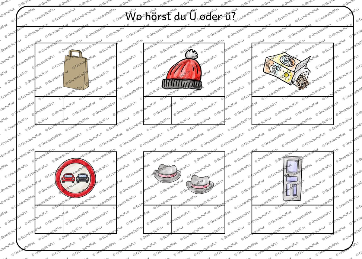 Lautposition Miniheft Kl. 0-1 | Vorschauseite 3 von 13 | Miniheft | Deutsch Klasse Vorschule/Klasse 1 | Anfangsunterricht