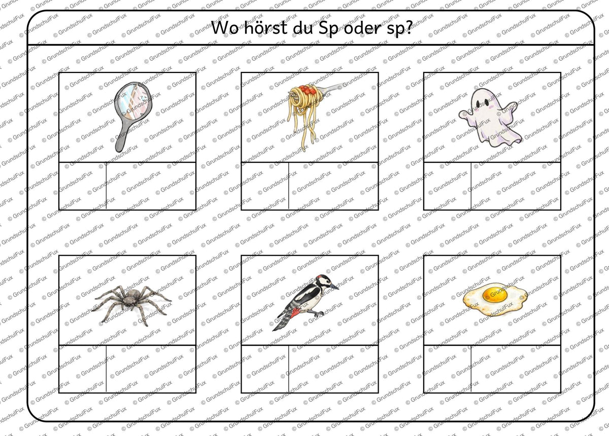 Lautposition Miniheft Kl. 0-1 | Vorschauseite 2 von 13 | Miniheft | Deutsch Klasse Vorschule/Klasse 1 | Anfangsunterricht