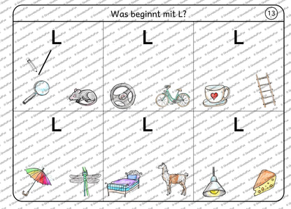 Phonologische Bewusstheit Miniheft Kl. V-1 | Vorschauseite 6 von 8 | Miniheft | Deutsch Klasse Vorschule/Klasse 1