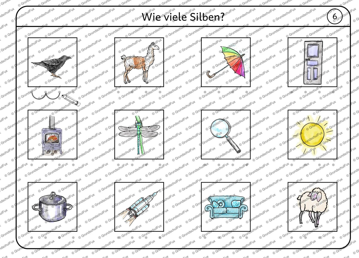 Phonologische Bewusstheit Miniheft Kl. V-1 | Vorschauseite 5 von 8 | Miniheft | Deutsch Klasse Vorschule/Klasse 1