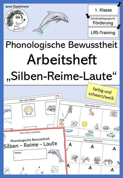 Phonologische Bewusstheit Miniheft Kl. V-1 | Cover | Miniheft | Deutsch Klasse Vorschule/Klasse 1 | Anfangsunterricht
