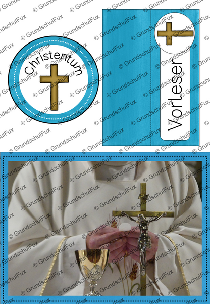 Weltreligionen Gruppenpuzzle Kl. 3-4 | Vorschauseite 1 von 16 | Lesematerial, Übungskarten | Religion Klasse 3/4