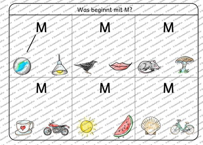Anlaute Miniheft Kl. 1 | Vorschauseite 1 von 5 | Miniheft | Deutsch Klasse Klasse 1/Vorschule | Anfangsunterricht