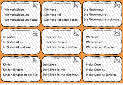 Lesetreppchen Lesematerial Kl. 1-2 | Vorschauseite 9 von 12 | Lesematerial, Übungskarten | Deutsch Klasse Klasse 1/Klasse 2